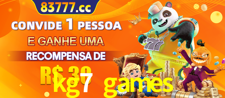 Banner institucional da kg7 games sobre parceria de marcas e criação de uma marca de excelência, apresentando os mascotes de jogos populares como o Fortune Tiger.